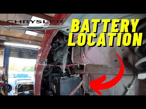 2011 - 15 Chrysler 200 Battery Location & Replacement