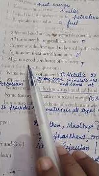 #class 4 EVS lesson 9" Mineral wealth" spotlight book semester 1 book exercise & ques/answer