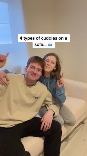 Cute Couples Cuddling on Sofa: 4 Cozy Positions