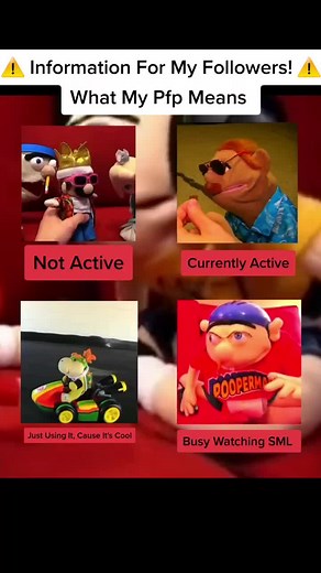 What each of my pfp means! #sml #fypシ゚viralvideo #jeffy #fypシ゚viraltiktok #childhoodnostalgia #puppet #funny #smledits #childhoodthrowback
