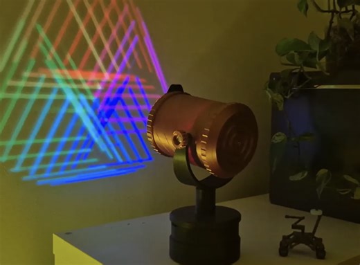 LED Light Pattern Projector #3DPrinting #3DThursday