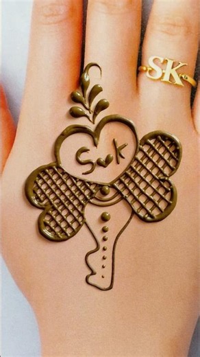 Arabic Mehndi Design | Mehndi Design | Eid Special Mehndi design ✨️ #skmehandi #mehndi