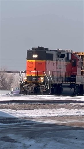 BNSF 2256 Local, Prosper Sub, Fargo ND #locomotive #railvlogger #railfan #trainzlover