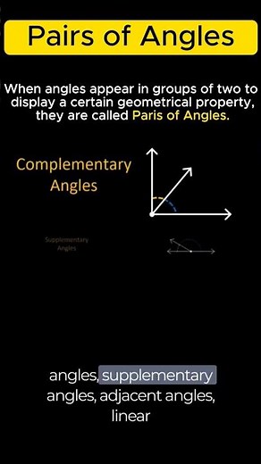What are Pairs of Angles? Different Pairs of Angles