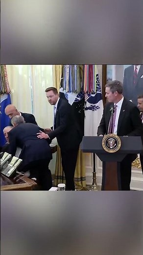 Guest passes out in Oval Office during announcement on weight loss drugs