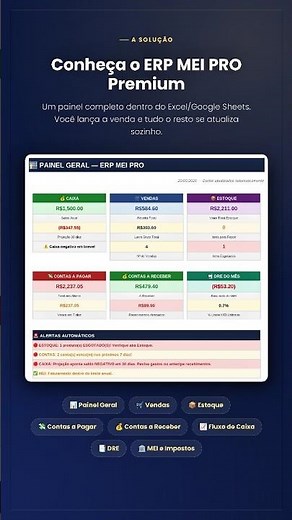 📊 Planilhas grátis para MEI organizar melhor o negócio!