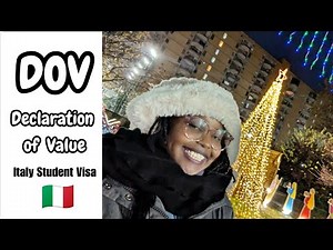 How to get a Declaration of Value for Italy Student Visa- fill Form C- Verification of Documents🇰🇪🇮🇹