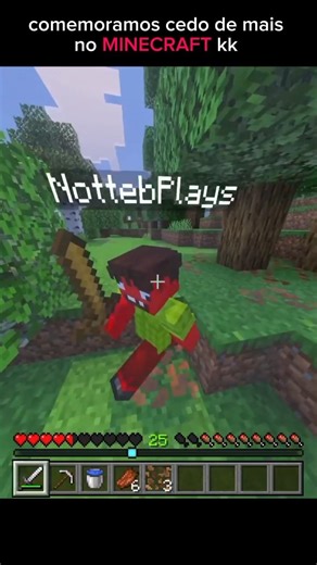 MINECRAFT mas não tivemos como escapar kk