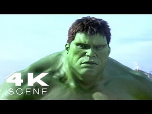 Hulk (2003) | Hulk Escapes Military Base Scene [4K UHD]