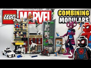 Combining EVERY LEGO Marvel Mini Modular Building Sets