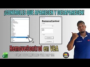 RemoveControl in VBA Excel: Creating and Deleting Dynamic Controls in UserForms Chapter 154 #sepa...