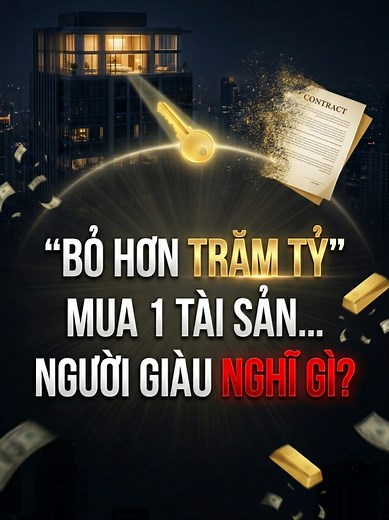 Người giàu nghĩ gì khi mua BĐS trăm tỷ?