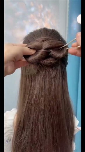 Juda Hairstyle with Ponytail | Easy & Stylish Look 💖#hairstyle #viral #hairtutorial #viral #shorts