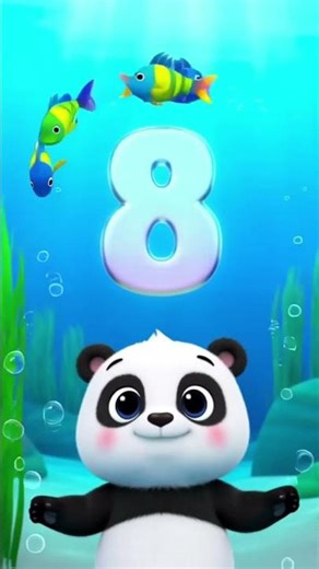 Baby Panda Counting 6 to 10 🐼 | Learn Numbers 6–10 for Kids | Fun Counting for Toddlers