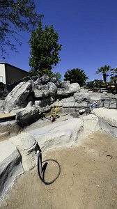 3.2K views · 70 reactions | Building an artificial rock waterfall and waterslide for your backyard swimming pool in Southern California is more than a luxury—it’s a smart investment in your home, lifestyle, and well-being. #rockwork #rockart #artificialrock #rockartist #hotels #aquarium #concrete #swimmingpool #zoos #backyard | Matrix Concrete Artisans Inc | Facebook