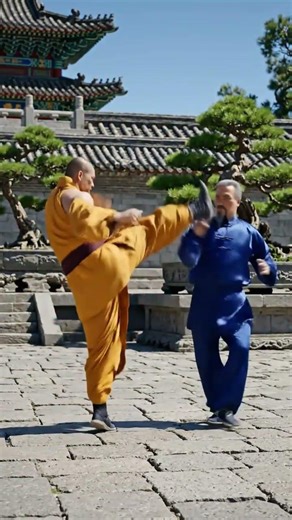 Shaoling monk vs Kung fu master