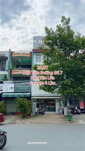 House with a frontage at 317 Street No. 7, Binh Tri Dong B Ward, Ten Lua area - 5x20m, 4 floors, ...