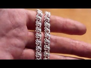 Crafting a Silver Byzantine Chain: Handmade Jewelry Suppliers Process