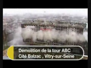 Démolition contrôlée par le vérinage