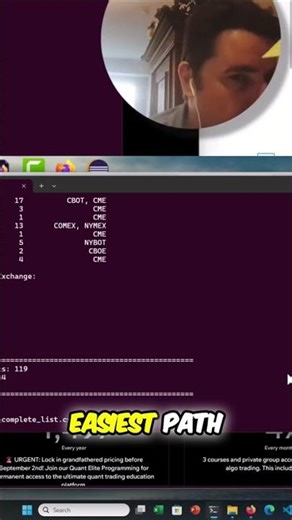 Rithmic API: Easiest Path with Python for Trading #shorts