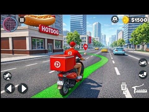 The Hardest Food Delivery Simulator? | City Food Delivery Gameplay
