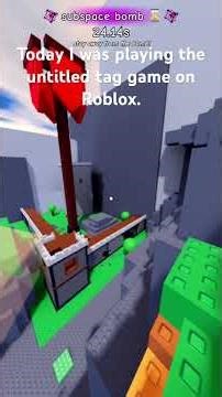 Today I was playing untitled tag game on Roblox