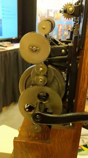 Hand crank 35mm projector - CinemaCon 2019