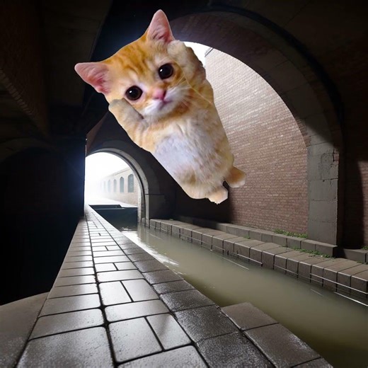 Banana Cat 🍌🐱 Helps El Gato 😼 Out Of The Sewer 🚽🐾