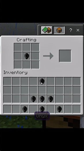 crafting black armor moment #minecraft #shorts #youtube