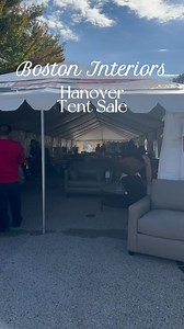 It’s finally here! 🥳Our Hanover Tent Sale has officially kicked off! Enjoy the beautiful fall weather, and all the amazing savings with up to 70% off clearance furniture, mattresses, accessories, and more. We’ll be highlighting some of our favorite pieces (and deals!) on our stories so be sure to keep an eye out. | Boston Interiors