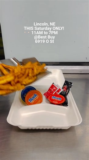 (1/17) We're in Lincoln, NE! On Saturday, January 17, come to Best Buy (6919 O St) from 11:00AM to 7:00PM for the absolute BEST WILD ALASKAN COD FISH & CHOWDER in the Midwest! | On The Hook Fish and Chips Food Truck