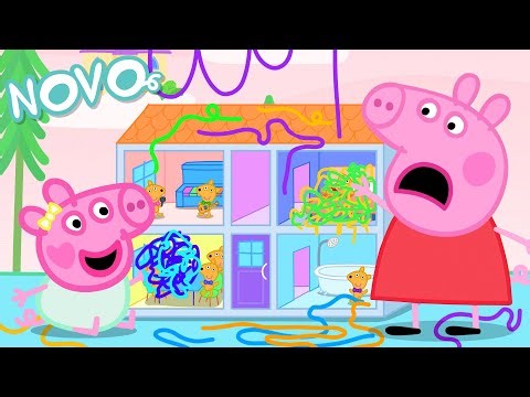 Peppa Pig Português Brasil 🧸 Casa de Bonecas 🍝 NOVO Contos da Peppa Pig