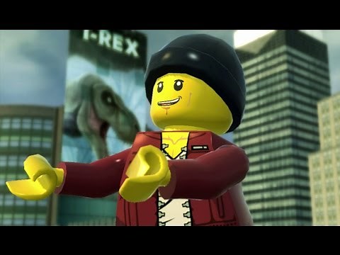 LEGO City Undercover Walkthrough Part 10 - T-Rex Escape