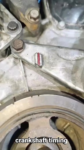 adjust crankshaft timing #mechanic #engine #tips #crankshafts #timing #mark Mechatronics Tyronn | Mechatronics Tyronn