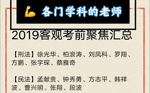 2020法考学习分享：1、主观题讲议都已经出来，跟着老师通过一遍知识点。多分析案例，以案例倒推概念；2、19的讲议系统的学习，每个大知识点都有思维导图。