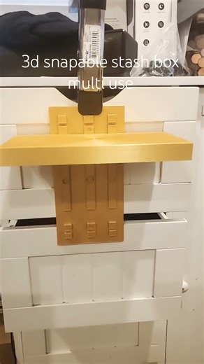 3d snapable stash box multi use
