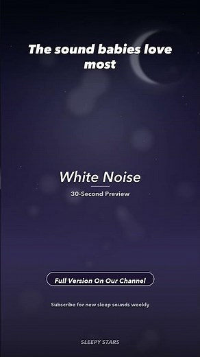 White Noise for Babies to Sleep | Calms Crying Instantly