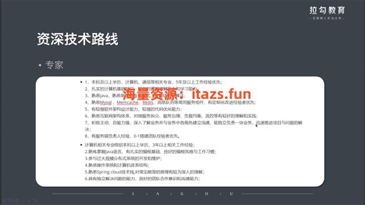 LG高薪Offer训练营Java P7班架构师高级课程