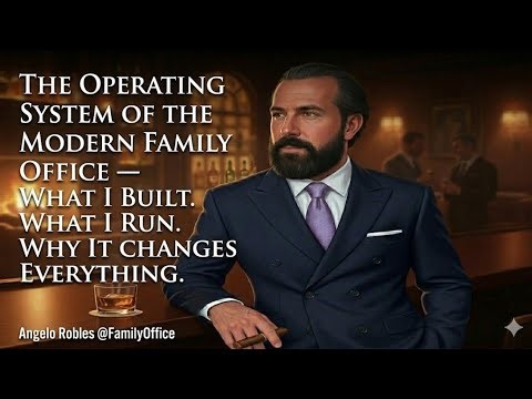The Operating System of the Modern Family Office — What I Built. What I Run