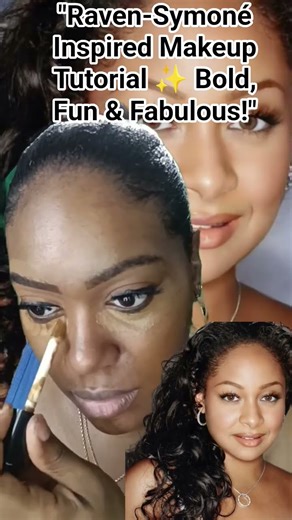 Raven-Symoné Inspired Makeup Tutorial ✨ Bold, Fun & Fabulous!"#RavenSymone, #MakeupTutorial,
