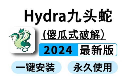 【2024最新】10秒钟破解一切账号密码，kali九头蛇Hydra你值得拥有，Hydra傻瓜教程（附安装包&字典）