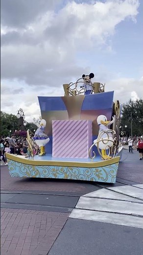 Mickey's Celebration Cavalcade from the 50th Anniversary Celebration at Walt Disney World #Shorts