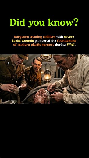 WWI Soldiers Helped Invent Modern Plastic Surgery