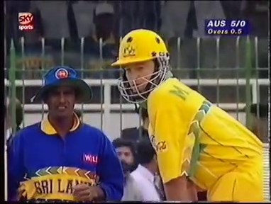 1996 Cricket World Cup Final Australia v Sri Lanka March 17th at Lahore 1996