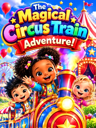 🚂🎪 The Magical Circus Train Adventure! 🎉✨ All aboard! 🚂🌈 Three adorable toddlers are off on the most magical circus adventure ever! With a spectacular train ride, dazzling colors, joyful giggles, and amazing surprises, their exciting journey is just beginning. 🎪✨ Get ready to sing, dance, and join the fun! 💖🎉 #KidsAnimation #CircusAdventure #ToddlerFun #KidsSongs #3DAnimation