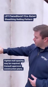 17K views · 50 reactions | Save this nailing pattern for the next time you install LP® FlameBlock® Fire-Rated Sheathing. | LP Building Solutions for Professionals | Facebook