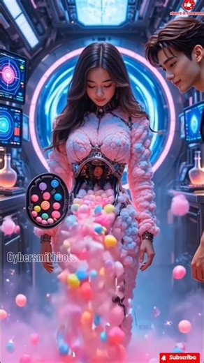 ​Innovation & Indulgence: The Robot Girl with a Sweet Secret! 💖🚀