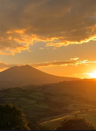 Walking slowly through a quiet road, where the mountains feel closer than ever. 🌄 #countryside #mountainview #naturevibes #peacefulroad #earthbeauty