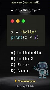Python Interview Questions #21 | String Multiplication 🤔 #shorts