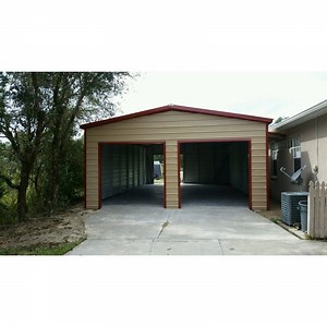 [Hot Item] SC188 Easy Assemble Metal Carports Shed Roof Design Structural Steel Car Garage